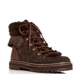See by Chloé Women's Shearling Hiking Boots